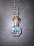Cheshire Cat Crystal Necklace