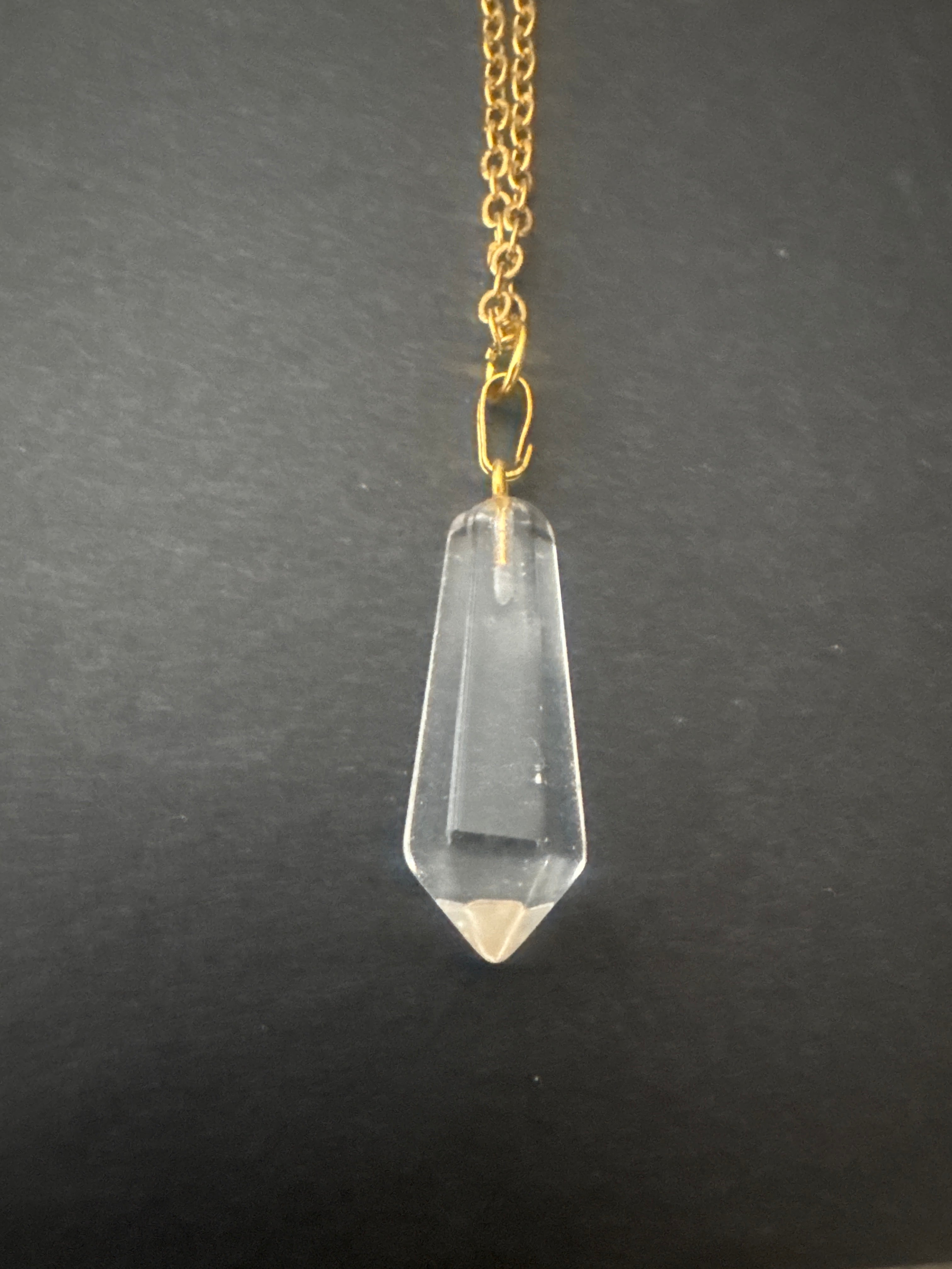 Gold Crystal Necklace