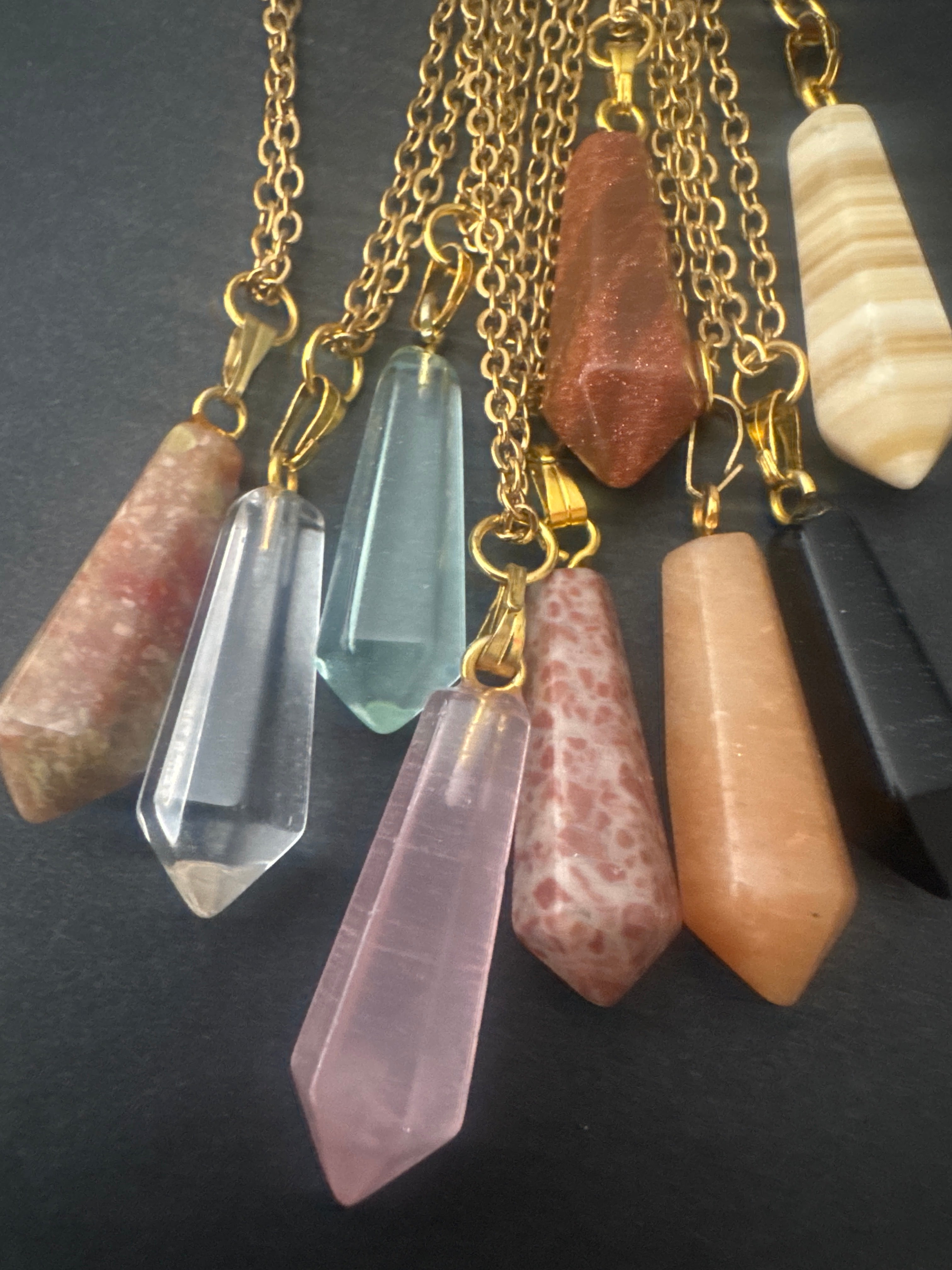 Gold Crystal Necklace