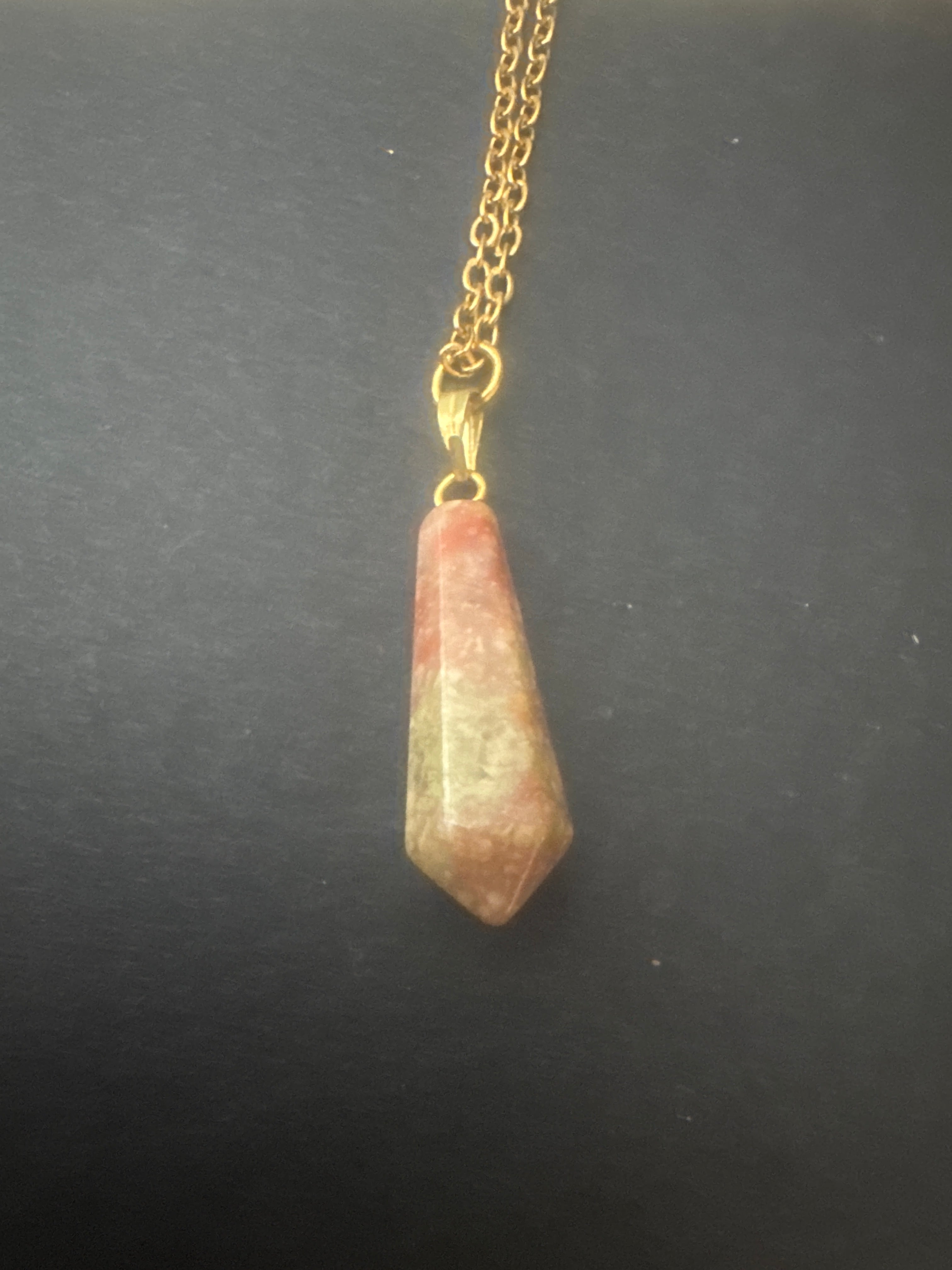 Gold Crystal Necklace