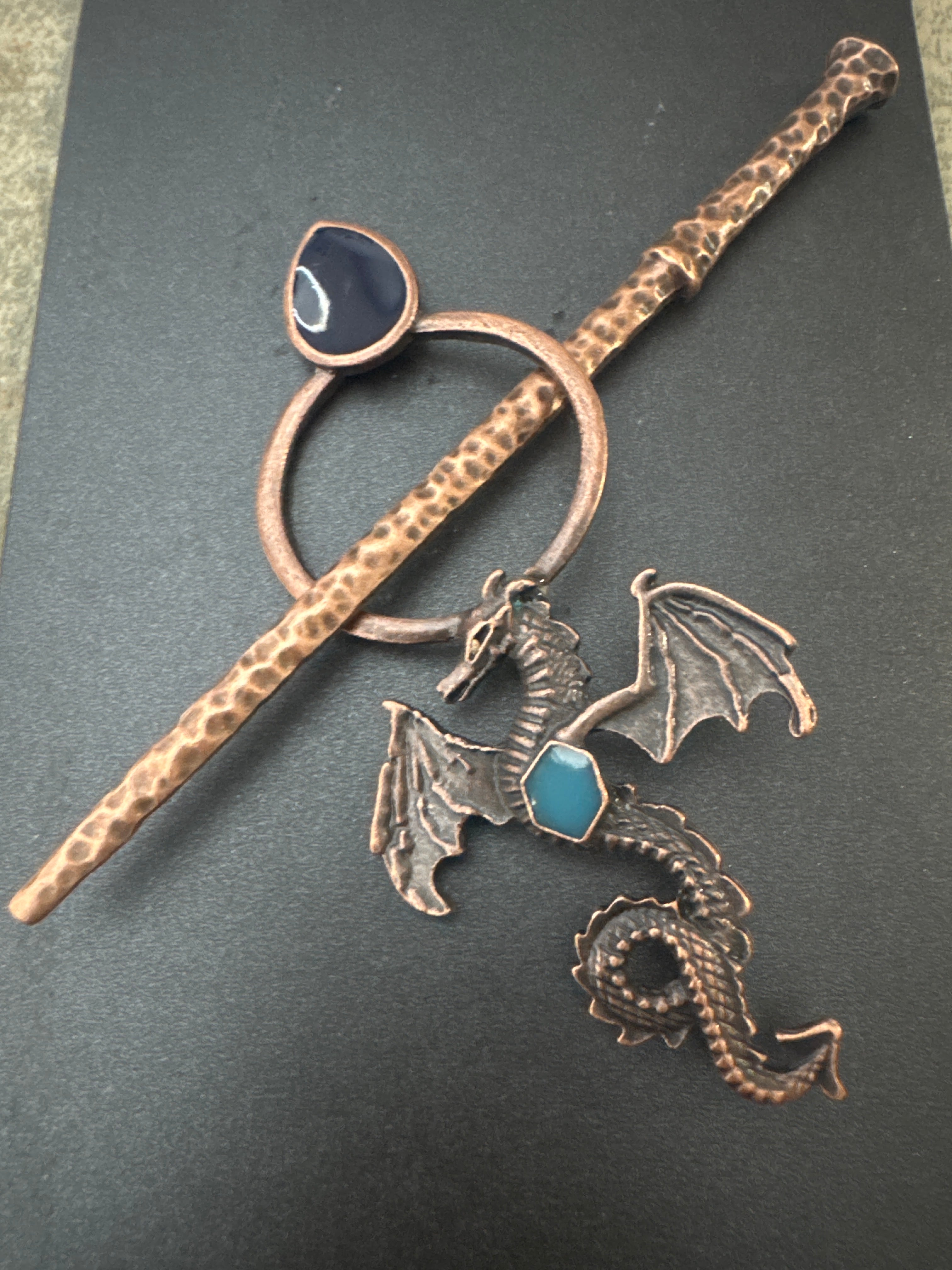 Copper Dragon Hairpin