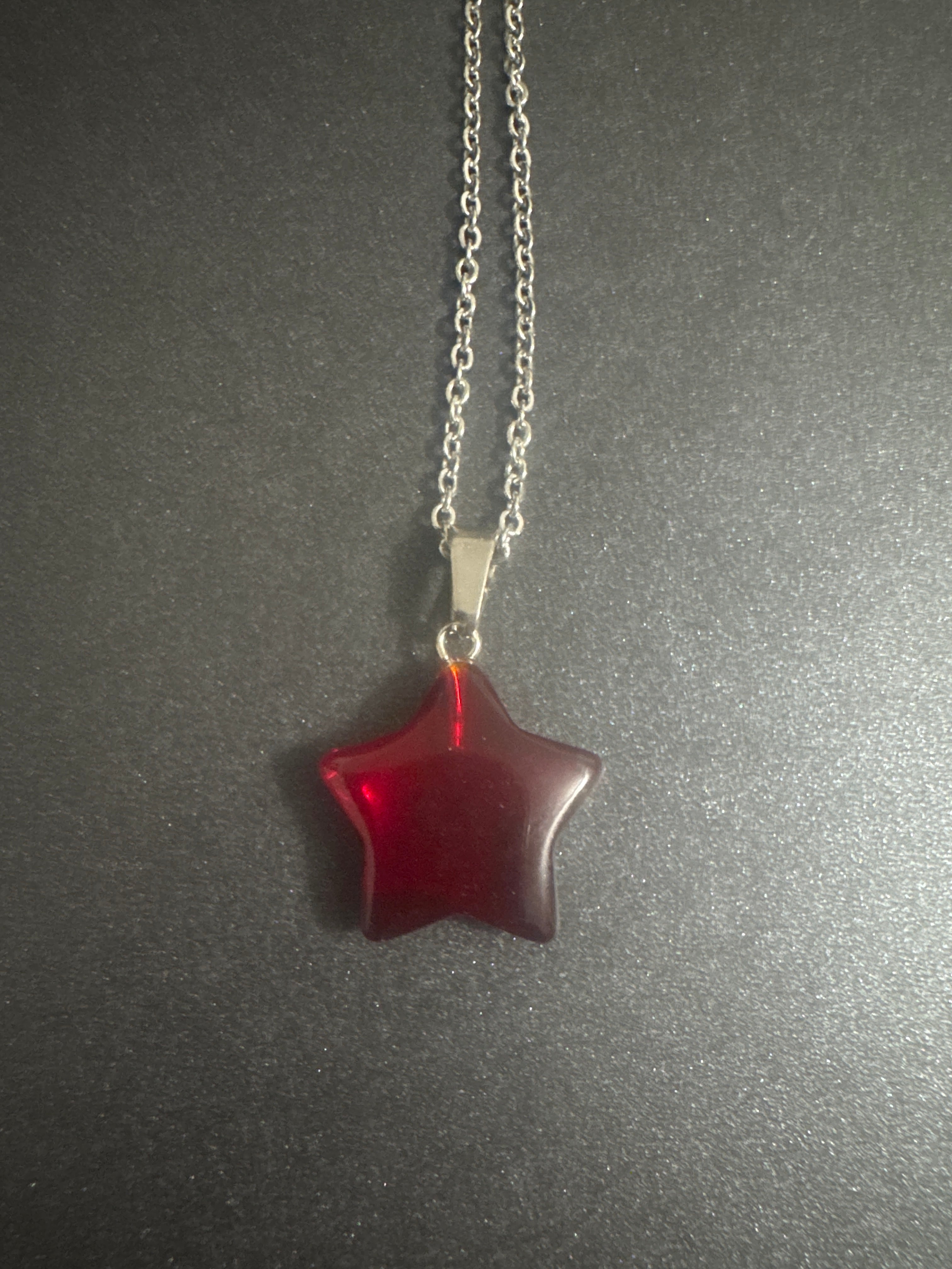 Various Shaped Crystal Necklaces