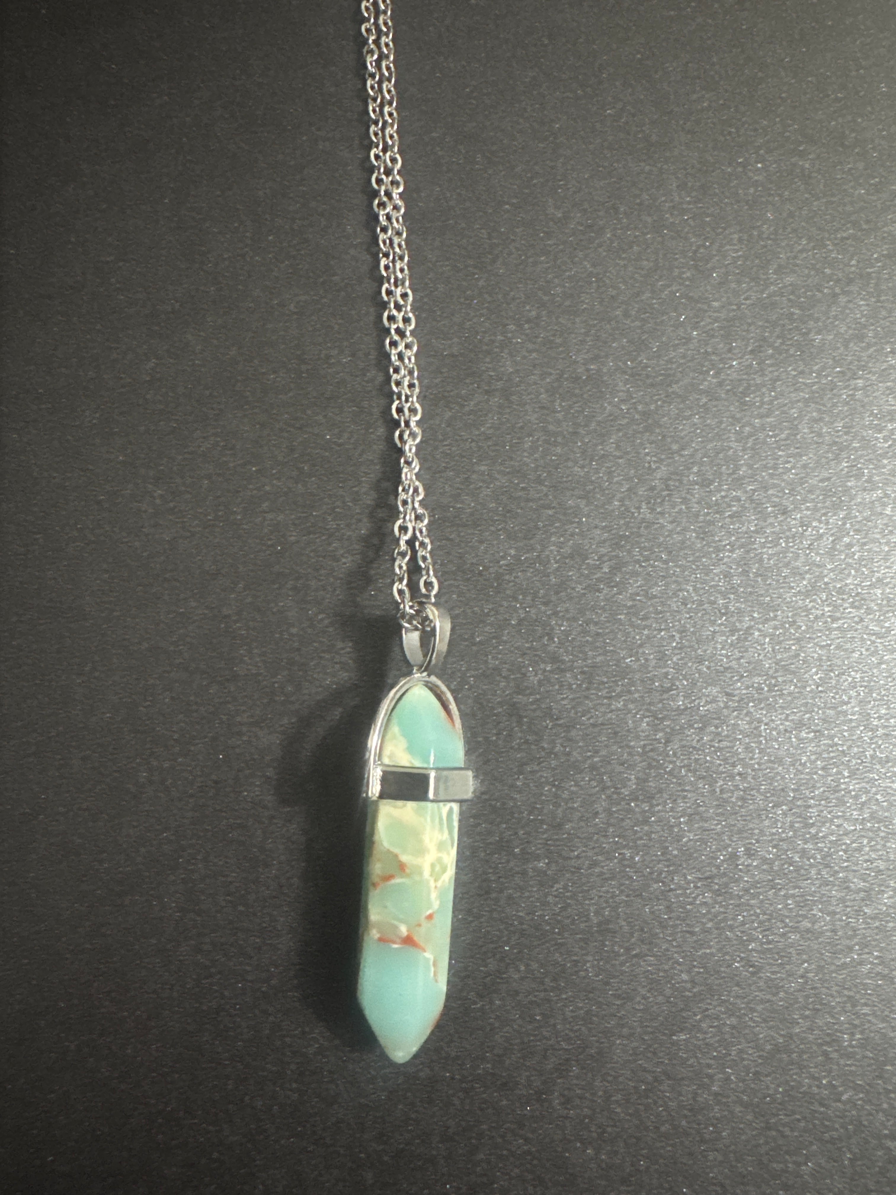 Various Shaped Crystal Necklaces