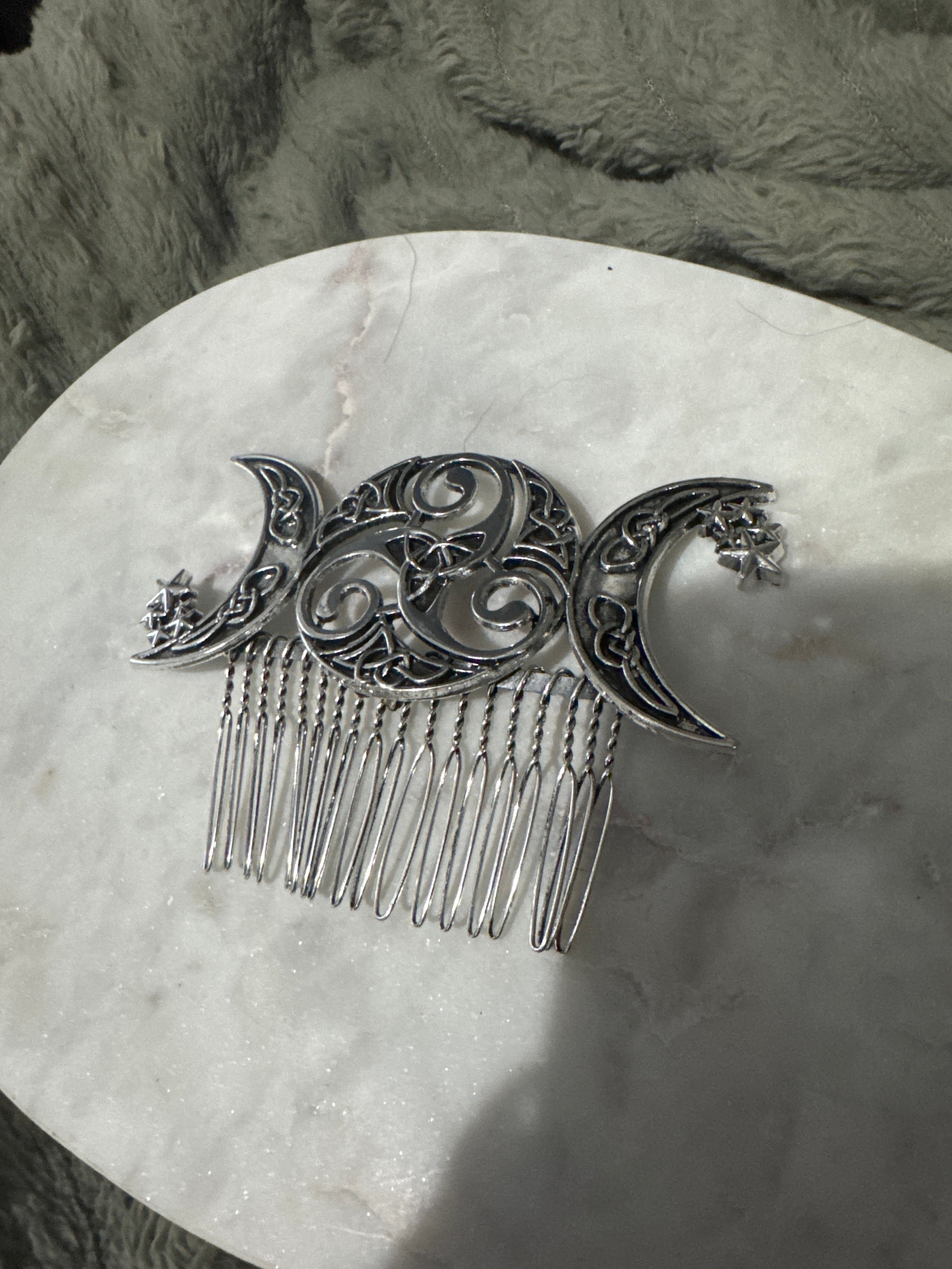 Triple Moon Hair Comb