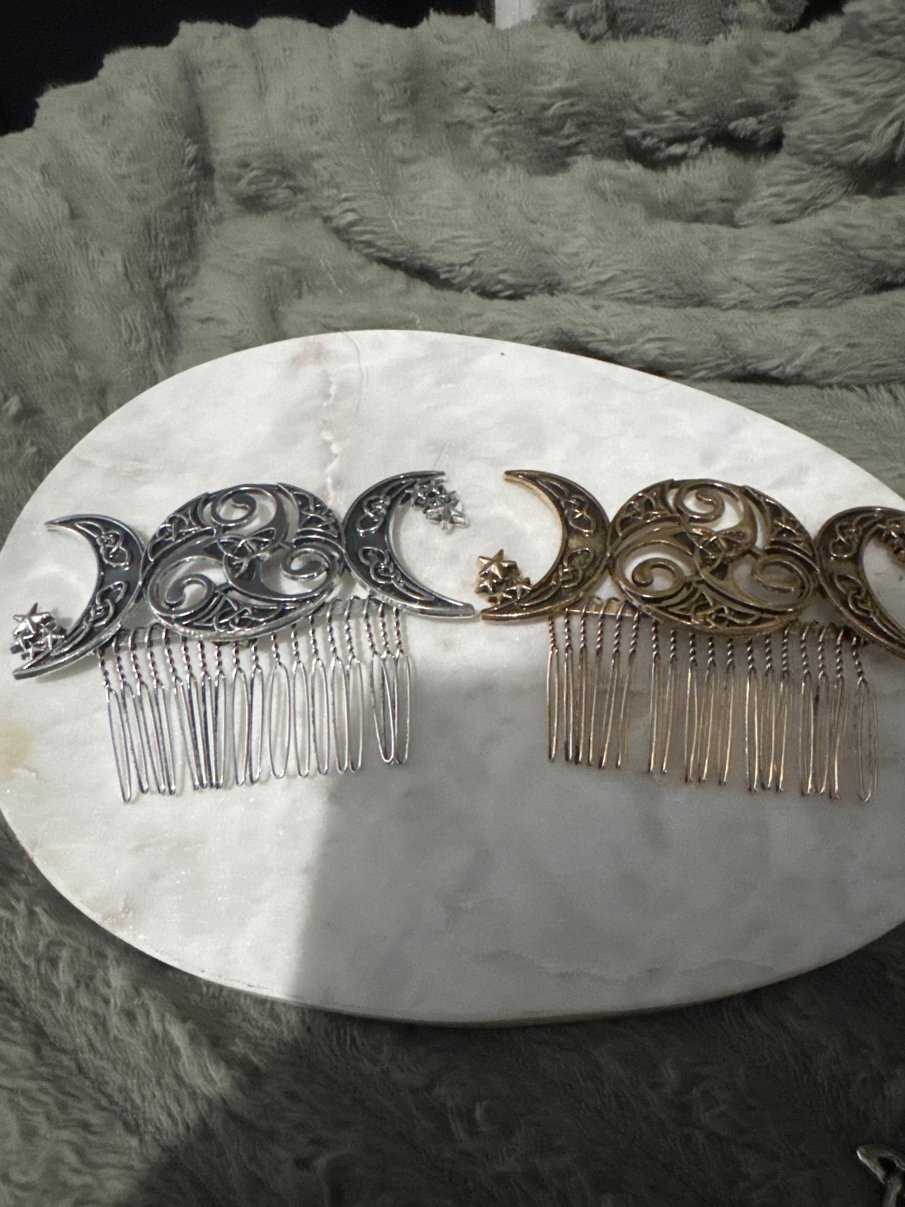 Triple Moon Hair Comb