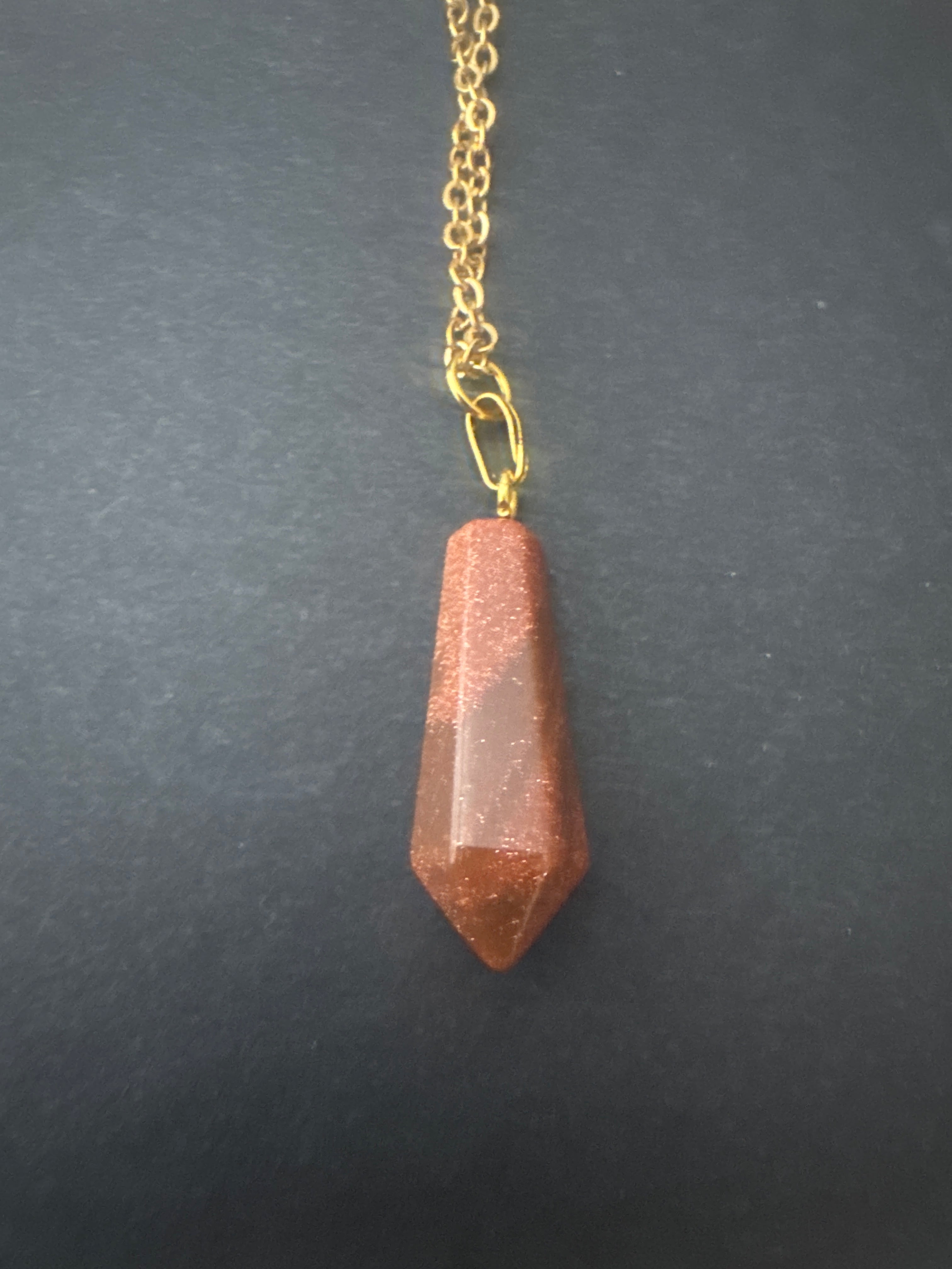 Gold Crystal Necklace