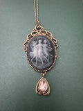 Large Cameo Style Necklace